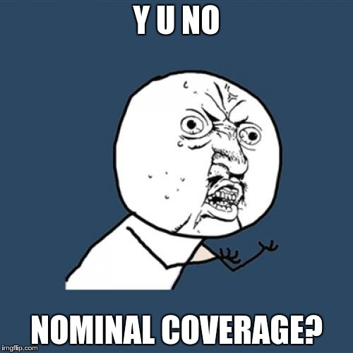 no nominal coverage